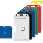 Rigid Plastic Two-Sided Card Holder – 100 Pack - 1840-308