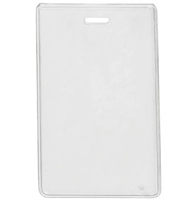 Heavy-Duty Horizontal or Vertical Top-Load Proximity Card Badge Holder - 100 Pack
