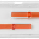 Frosted Rigid Plastic Horizontal Access 2-Card Dispenser w/Extractor Slides, 3.58″ x 2.46″ – 100 Pack - 1840-6400-hires