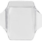 Vertical Back-Load Clear Vinyl Arm Band Badge Holder - Oversized - 100 Pack