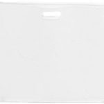 Horizontal Top-Load Proximity Card Badge Holder - Frosted Back - 100 Pack