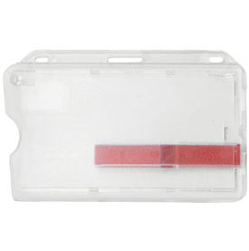Frosted Molded-Polycarbonate Access Card Dispensers - Horizontal or Vertical - 100 Pack