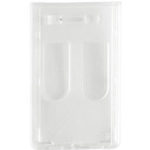 Frosted Molded-Polycarbonate Access Card Dispensers - Holds 2 Cards - 100 Pack