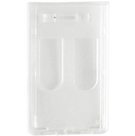 Frosted Molded-Polycarbonate Access Card Dispensers - Holds 2 Cards - 100 Pack