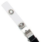 Knurled Thumb-Grip Clip with Black Rubberized Tip