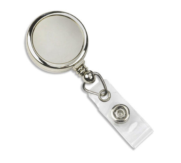 Large Label Round Chrome Badge Reel w/Clip – 100 Pack - 905-gc-crm-hires-e1498152611343