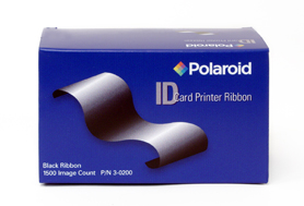 Polaroid 3-0204-1 White Mono Ribbon - 1500 image (case qty = 16)