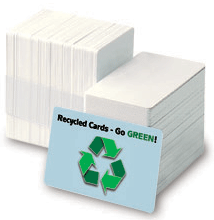 Earth Friendly Recycled Cards Cr80 30 Mil Image Quality - Box 500