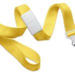 Flat 5/8" Lanyard with Breakaway - 100 pack