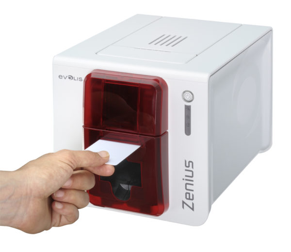 Evolis Zenius Expert Printer w/GEMPC USB-TR Smart Card Encoder