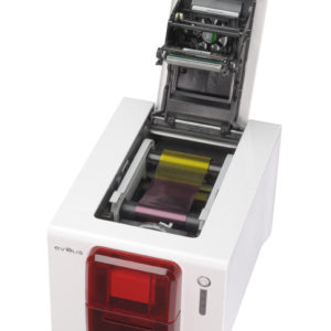 Evolis Zenius Classic Printer w/USB, Red