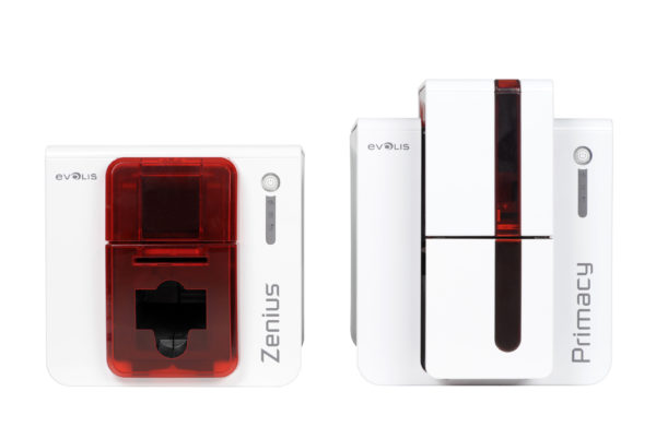 Evolis Primacy Simplex Wireless Printer - Fire Red w USB & Wi-FI
