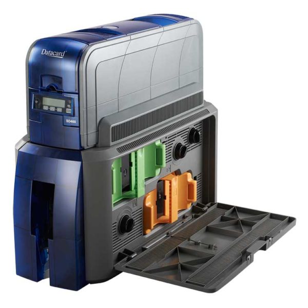 Datacard SD460 Duplex Printer w/Double Sided Lamination, 100-Card Input Hopper