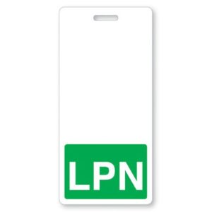 Vertical Badge Buddy – Green – LPN – 25 pack - 1350-2135