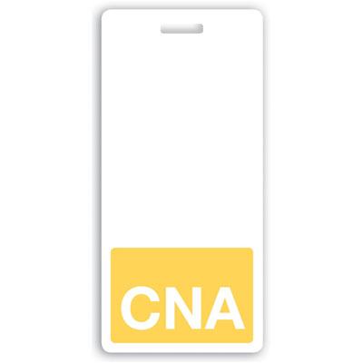 Vertical Badge Buddy – Yellow – CNA – 25 pack - 1350-2138